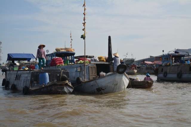Mekong Delta, Cai Rang, Floating Market, Backpackjunkies