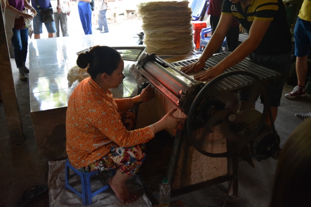 Mekong Delta, Rice Noodle Workshop, Backpackjunkies