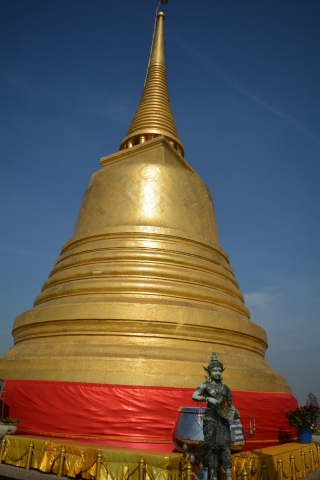 Bangkok, Wat Saket, Golden Mount, Backpackjunkies