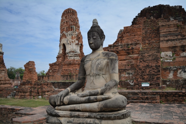 Ayutthaya, Wat Mahathat, Backpackjunkies