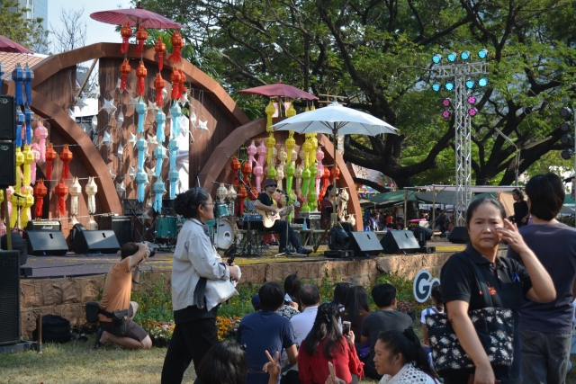 Bangkok, Lumpini Park, Chinees nieuwjaar, Backpackjunkies