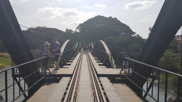 Kanchanaburi - Bridge over river Kwai - 003
