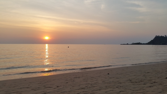 Koh Chang, zonsondergang, Backpackjunkies