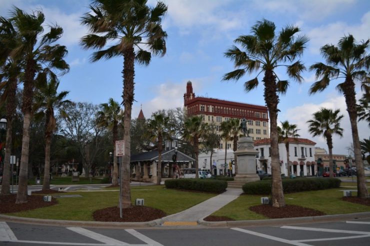St. Augustine -Plaza de la Constitución - BackPackJunkies